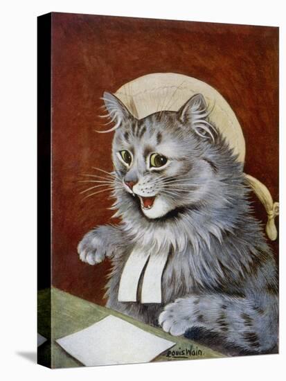 Cat Dressed as a Judge-Louis Wain-Premier Image Canvas