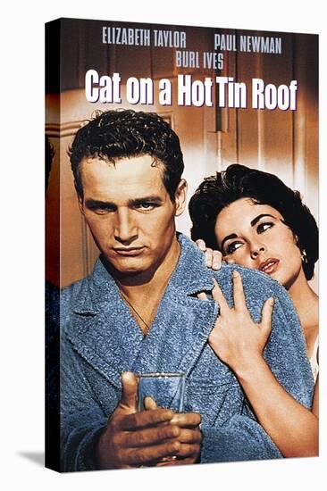 Cat on a Hot Tin Roof, 1958-null-Stretched Canvas