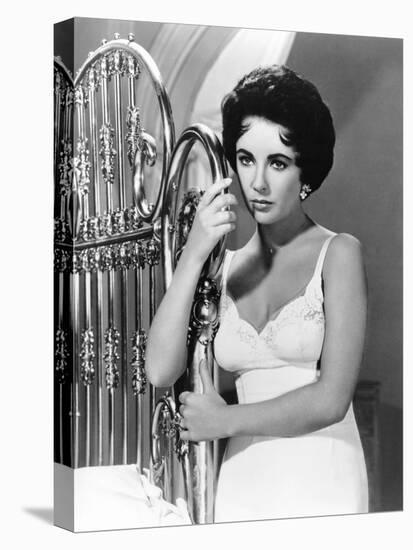 Cat on a Hot Tin Roof, Elizabeth Taylor, 1958-null-Stretched Canvas