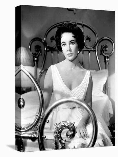 Cat on a Hot Tin Roof, Elizabeth Taylor, 1958-null-Stretched Canvas