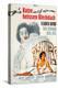 Cat on a Hot Tin Roof, German Movie Poster, 1958-null-Stretched Canvas