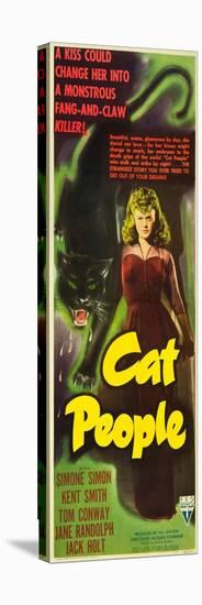 Cat People, Simone Simon, 1942-null-Stretched Canvas