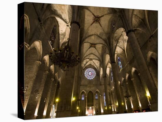 Catalan Gothic Church of Santa Maria Del Mar, Barcelona, Catalonia, Spain, Europe-Carlo Morucchio-Premier Image Canvas