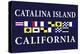 Catalina Island, California - Nautical Flags-Lantern Press-Stretched Canvas