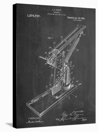Catapult Patent 1921-null-Stretched Canvas