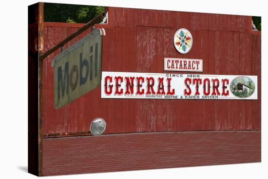 Cataract Falls general store sign, Indiana, USA-Anna Miller-Premier Image Canvas