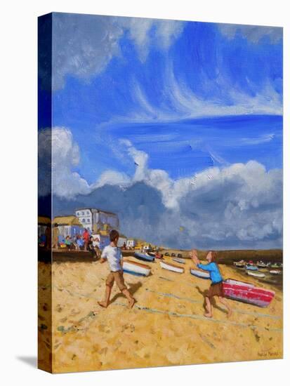 Catching the Ball, St Ives, 2016-Andrew Macara-Premier Image Canvas