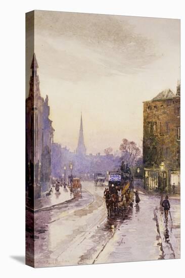 Catching the Tram in Nassau Street, Dublin-Rose Maynard Barton-Premier Image Canvas