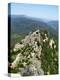 Cathar Castle Peyrepertuse-Marilyn Dunlap-Stretched Canvas