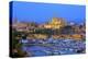 Cathedral and Harbour, Palma, Mallorca, Spain, Europe-Neil Farrin-Premier Image Canvas