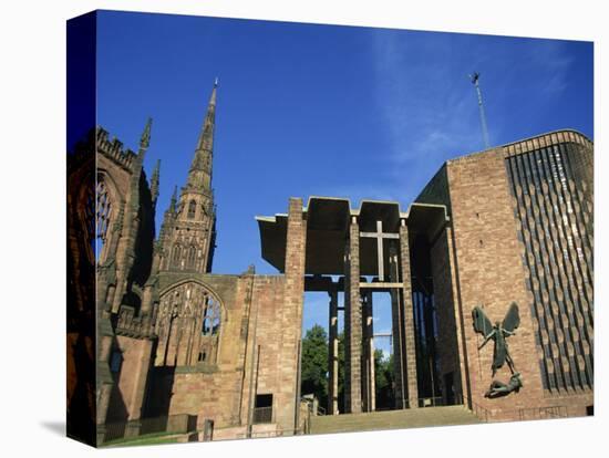 Cathedral Church of St. Michael, Old and New, Coventry, Warwickshire, West Midlands, England, UK-Neale Clarke-Premier Image Canvas