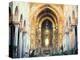 Cathedral Interior with Mosaics, Monreale, Sicily, Italy-Peter Thompson-Premier Image Canvas