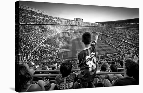 Cathedral Of Football-Clemens Geiger-Stretched Canvas