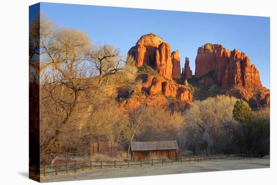 Cathedral Rock at Red Rock Crossing, Sedona, Arizona, United States of America, North America-Richard Cummins-Premier Image Canvas