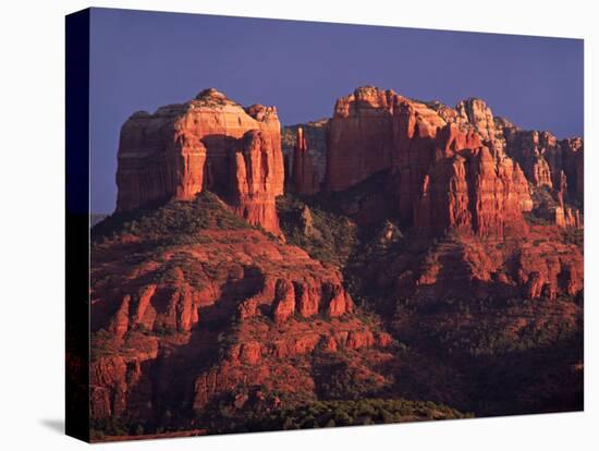Cathedral Rock at Sunset, Sedona, Arizona, USA-Charles Sleicher-Premier Image Canvas