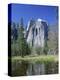 Cathedral Rocks Reflected in Water, California, USA-Roy Rainford-Premier Image Canvas