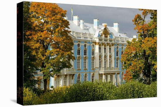 Catherine Palace, UNESCO World Heritage Site, Pushkin, near St. Petersburg, Russia, Europe-Miles Ertman-Premier Image Canvas