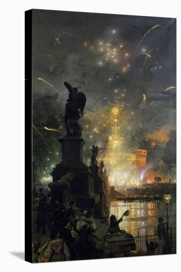 Catherine Wheel at Castel Sant'Angelo, 1874-1880-Franz Theodor Aerni-Premier Image Canvas