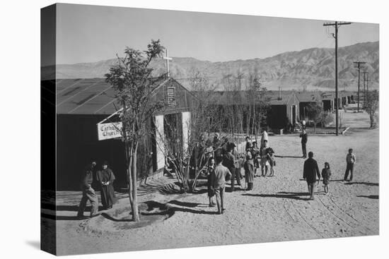 Catholic church, Manzanar Relocation Center, 1943-Ansel Adams-Premier Image Canvas