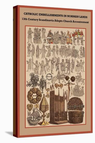 Catholic Embellishments in Norman Lands-Friedrich Hottenroth-Stretched Canvas