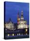 Catholic Hofkirche (Church of the Court) (St. Trinity Cathedral), Hausmann Tower, Dresden, Saxony,-null-Premier Image Canvas