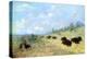 Catlin: Elk and Buffalo-George Catlin-Premier Image Canvas