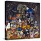 Cats and Dogs Halloween-Bill Bell-Premier Image Canvas