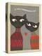 Cats Purrfect Pair-Anderson Design Group-Stretched Canvas