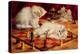 Cats with a Chess Board-Agnes Augusta Talboys-Premier Image Canvas