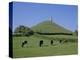 Cattle Grazing in Front of Glastonbury Tor, Glastonbury, Somerset, England, UK, Europe-Philip Craven-Premier Image Canvas