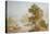 Cattle Watering at a River-John Glover-Premier Image Canvas
