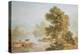 Cattle Watering at a River-John Glover-Premier Image Canvas