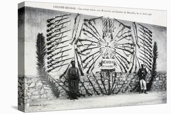 Catured Arms from the Battle of Menabha, Colomb-Béchar, Algeria, C1910-null-Premier Image Canvas