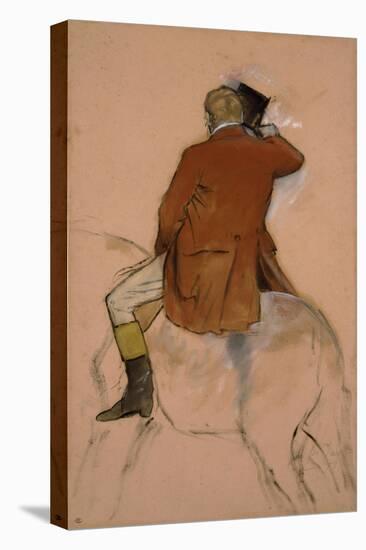 Cavalier en habit rouge-Edgar Degas-Premier Image Canvas