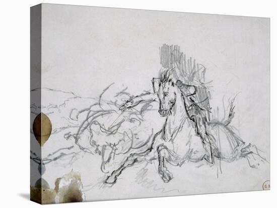 Cavaliers-Gustave Moreau-Premier Image Canvas