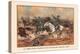 Cavalry Charge of the 5th Regulars, Gaines Mill 1862-Arthur Wagner-Stretched Canvas