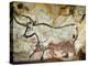 Cave of Lascaux, Great Hall, Left Wall: Second Bull, Below: Kneeling Red Cow, C. 17,000 BC-null-Premier Image Canvas