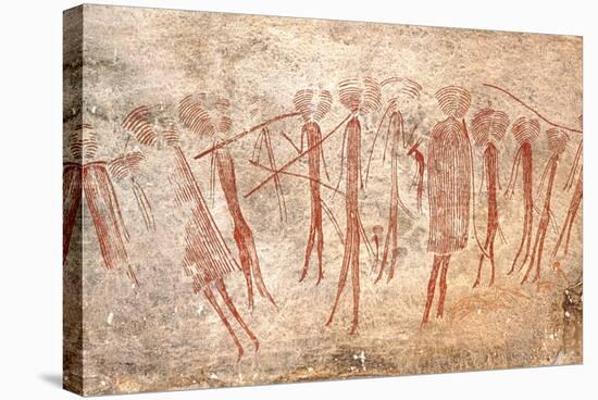 Cave Painting: Kondusi Stick Dance, Tanzania-Sinclair Stammers-Premier Image Canvas