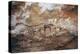 Cave Paintings Depicting Cattle, Prehistoric Caves on Gilf Kebir Plateau-null-Premier Image Canvas