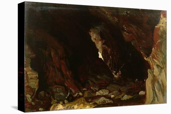 Cave, Tintagel (Oil on Board)-William Blake Richmond-Premier Image Canvas