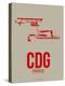 Cdg Paris Poster 2-NaxArt-Stretched Canvas