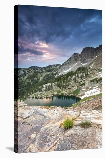 Cecret Lake In Little Cottonwood Canyon-Lindsay Daniels-Stretched Canvas