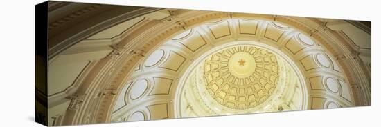 Ceiling of the Dome of the Texas State Capitol Building, Austin, Texas, USA-null-Stretched Canvas
