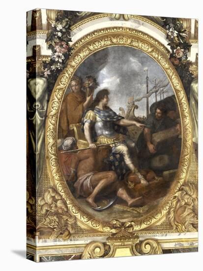 Ceiling of the Hall of Mirrors: Restoring Navigation-Charles Le Brun-Premier Image Canvas