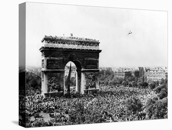 Celebrating the Liberation of Paris, 26 August 1944-null-Premier Image Canvas