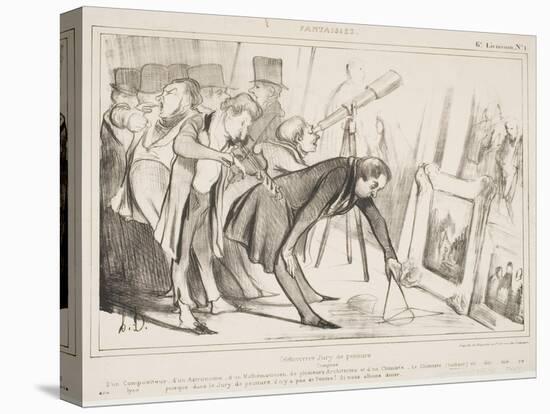 Celebrrrrrre Jury De Peinture...-Honore Daumier-Premier Image Canvas