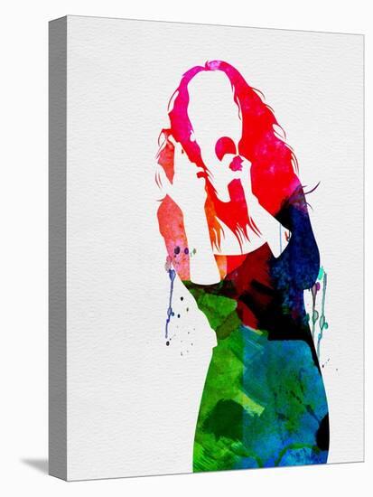 Celine Watercolor-Lana Feldman-Stretched Canvas