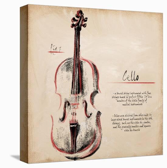 Cello-Hakimipour-ritter-Stretched Canvas