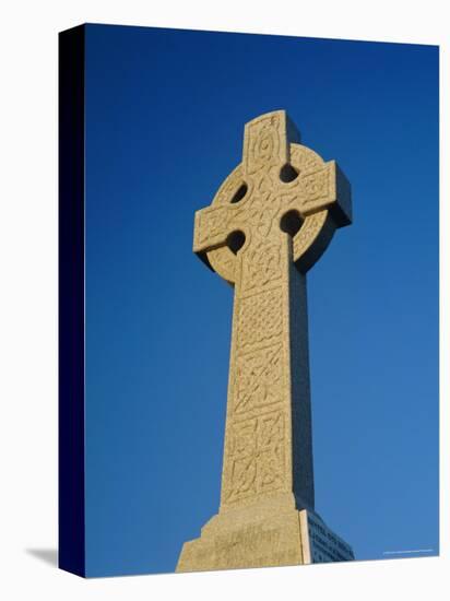 Celtic Cross, Aberdaron, Lleyn Peninsula, Gwynedd, Wales, UK, Europe-Ruth Tomlinson-Premier Image Canvas