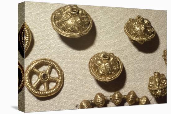 Celtic Gold Amulets, from the Treasure of Szarazd-Regly, Tolna County, Hungary, c.6th century BC-Unknown-Premier Image Canvas